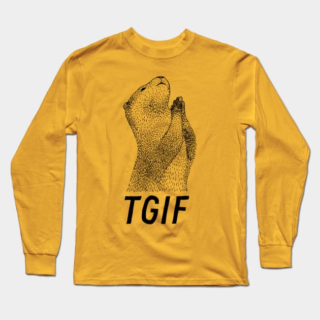 TGIF Long Sleeve T-Shirt by martinascott